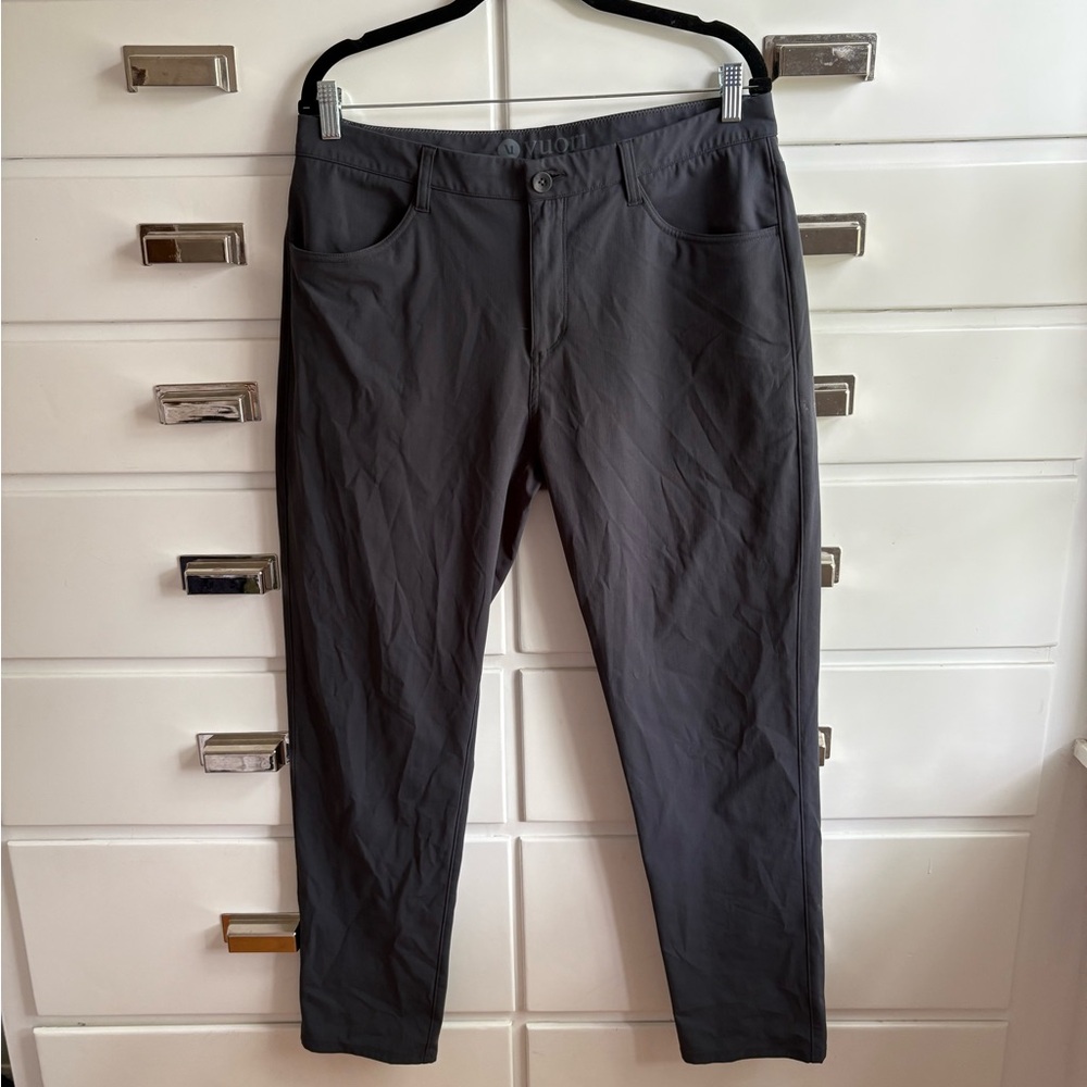 Gray Meta Relaxed Pants 34 x 32